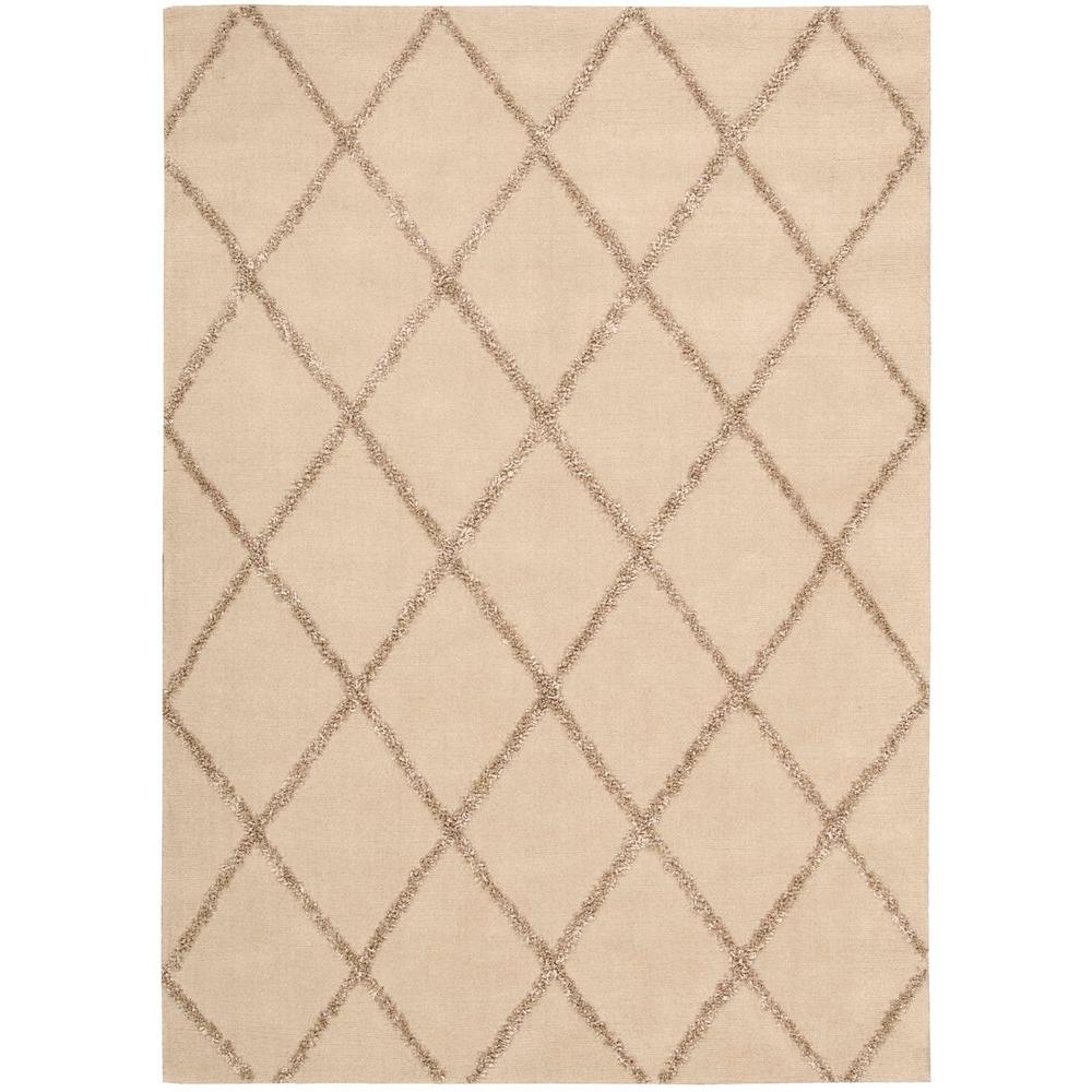 Nourison Overstock Monterey Beige/Sand 3 ft. 6 in. x 5 ft. 6 in. Area