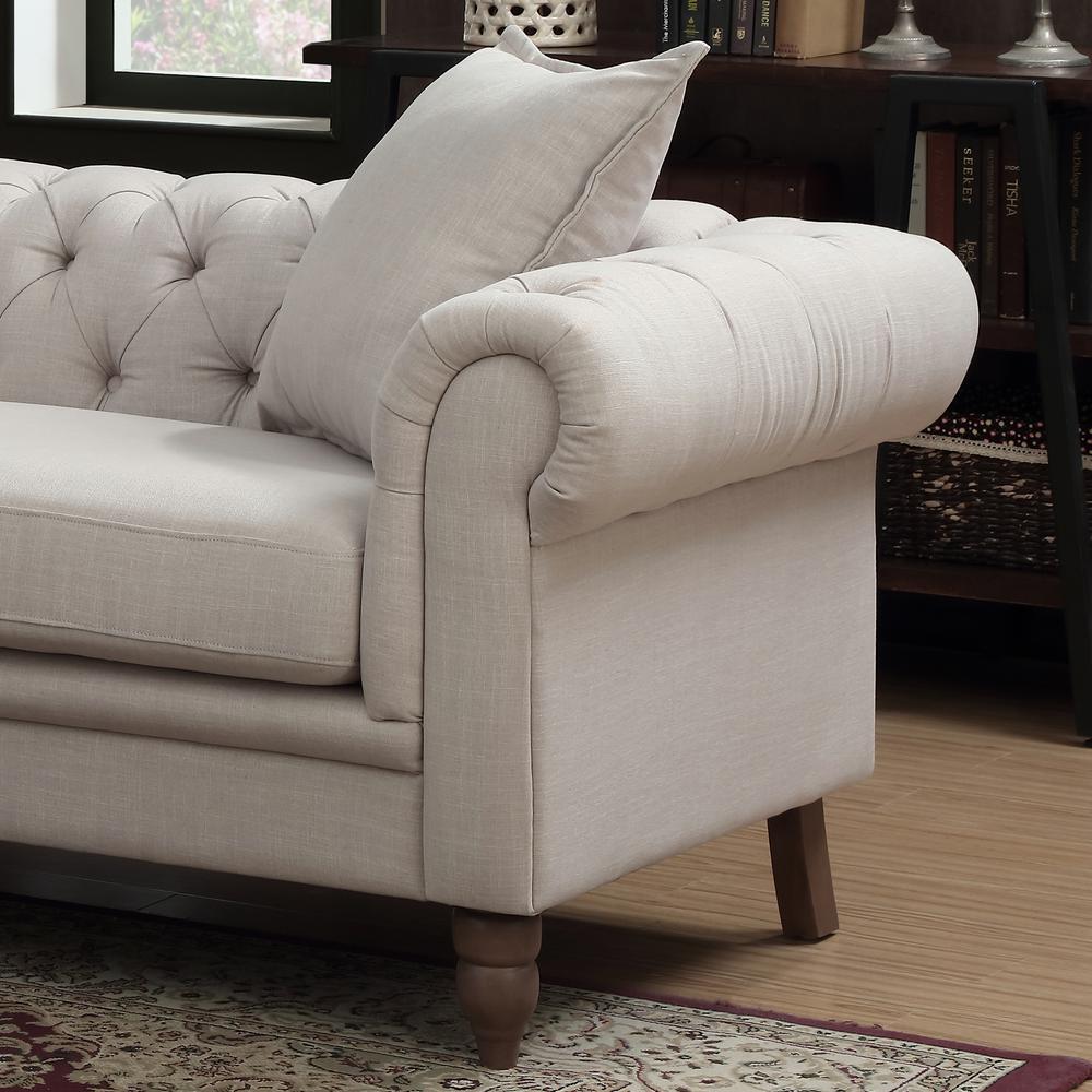 Ac Pacific Juliet 85 In Beige Linen 3 Seater Chesterfield Sofa With Round Arms The Home Depot - Chesterfield Sofa Set Beige Linen Ac Pacific Juliet 85 In Beige Linen 3 Seater Chesterfield Sofa With Round Arms The Home Depot - Chesterfield Sofa Set Beige Linen