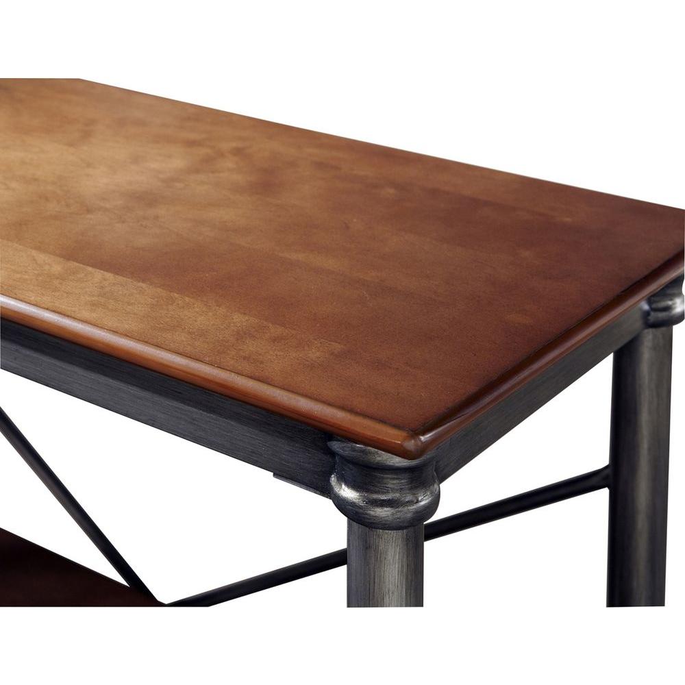 Home Styles 13Shelf 114 in. W x 76 in. H x 16 in. D, Wood and Steel