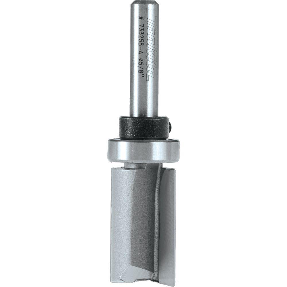 Makita 5/8 inch x 1 inch Carbide-Tipped 2-Flute Top Bearing Flush Router Bit... by Makita