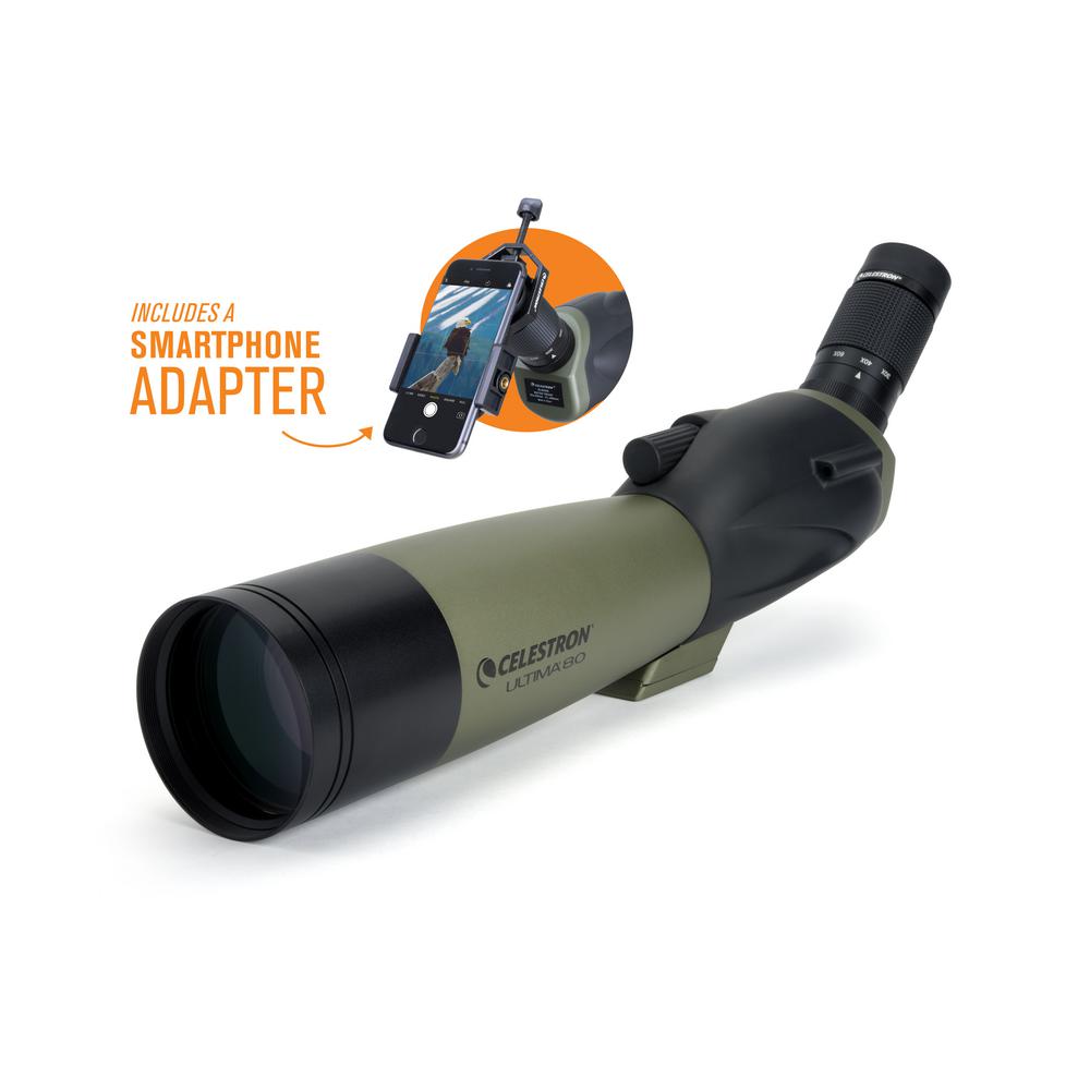 UPC 050234523509 product image for Celestron Ultima 80 45-Degree Spotting Scope with Smartphone Adapter | upcitemdb.com