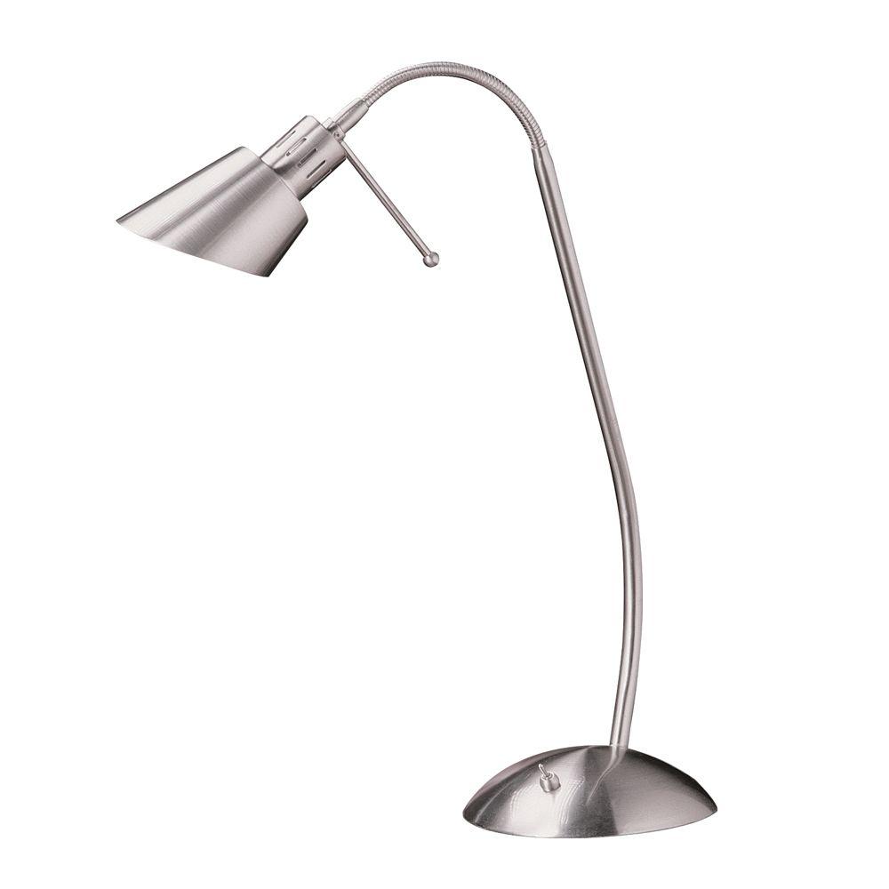 Designers Choice Collection 17.5 in. Satin Nickel Halogen Desk Lamp - PTL4048-SN - Cooking This Designers Choice Collection Satin Nickel Desk sku PTL4048-SN