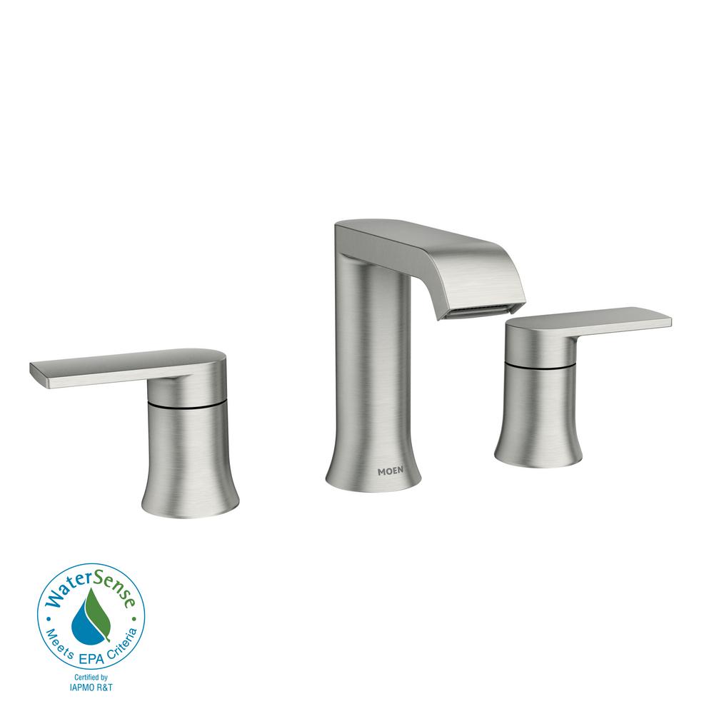 Moen 84763 Spot Resist Brushed Nickel Genta 1 2 Gpm Widespread