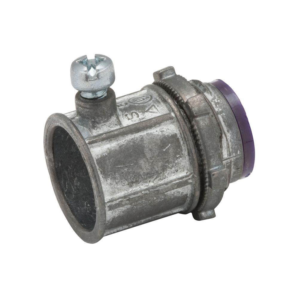 RACO EMT 11/2 in. Insulated Set Screw Connector (10Pack)2638 The