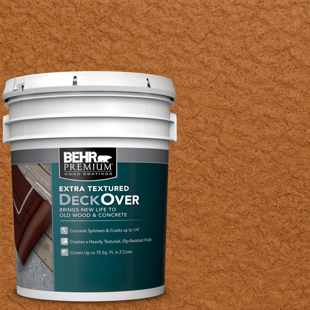 Behr Premium Extra Textured Deckover Deck Paint Restoration Sc 533 Cedar Naturaltone Extra Textured Solid Color Exterior Wood And