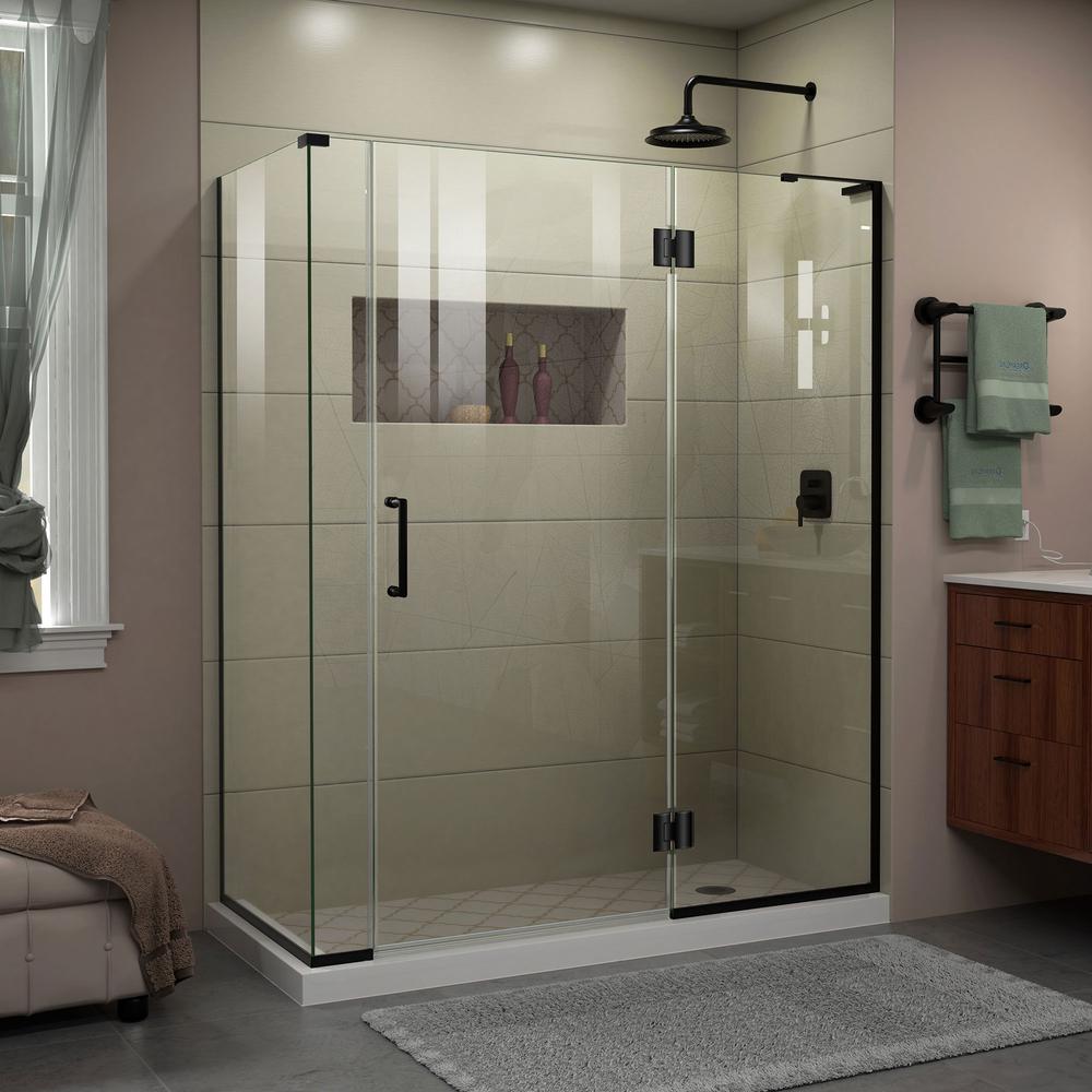 DreamLine UnidoorX 58.5 in. W x 343/8 in. D x 72 in. H Frameless