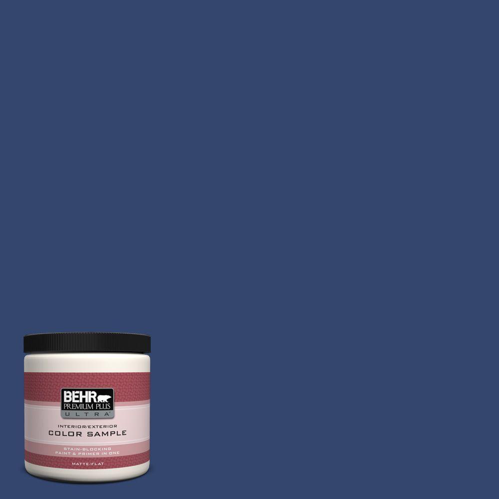 Behr Premium Plus Ultra 8 Oz S H 610 Mountain Blueberry Matte S H 610 Mountain Blueberry Matte Interior
