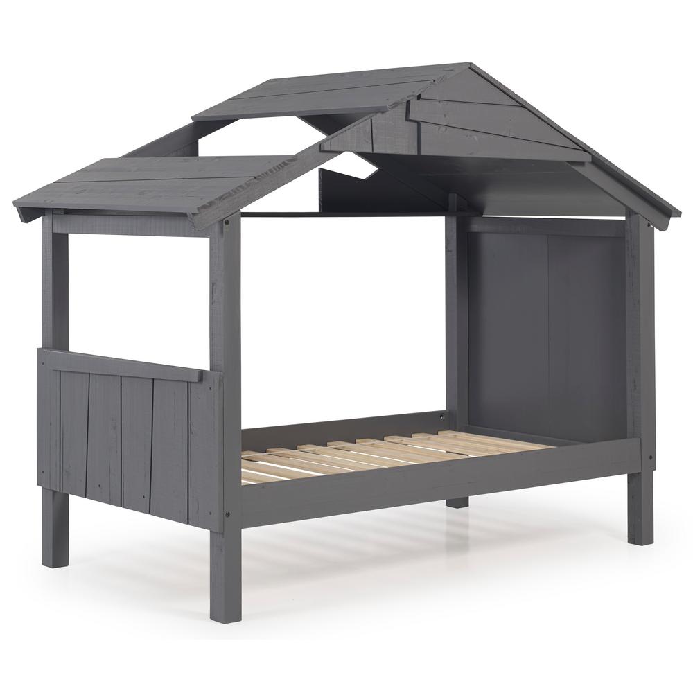 Donco Kids Dark Grey Twin Low Loft Bed-760-TDG - The Home Depot