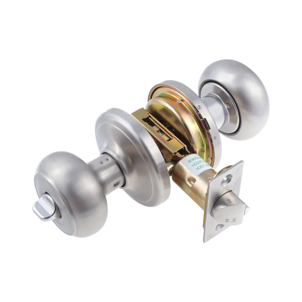brushed silver door knobs
