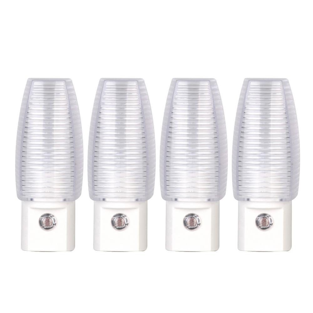 White Automatic Dusk To Dawn Led Night Light 4 Pack 8999401 The White Automatic Dusk To Dawn Led Night Light 4 Pack
