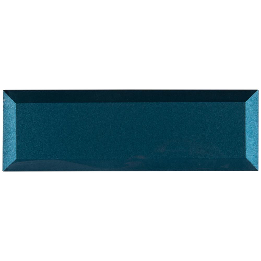 Msi Tahiti Blue Beveled 2 5 In X 8 8mm Glossy Gl Wall Msi Tahiti Blue Beveled 2 5 In X 8