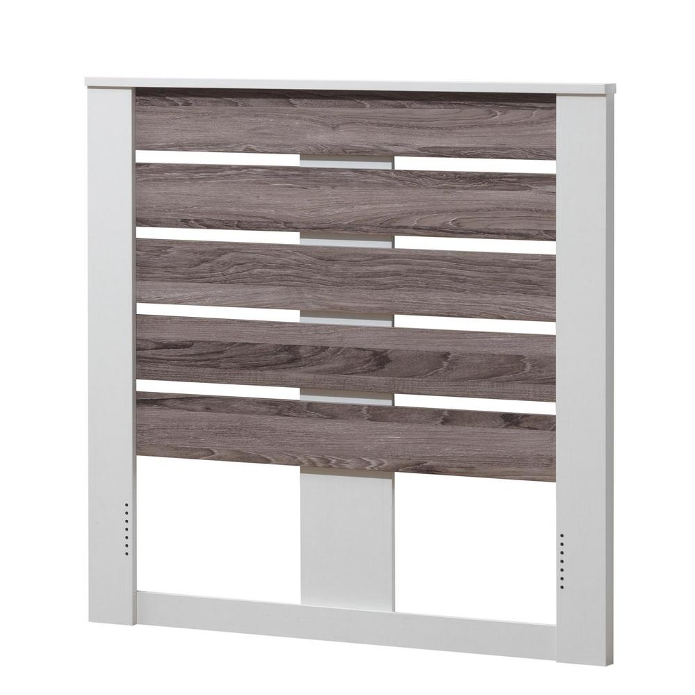 Ameriwood Smithfield Vintage White Rustic Um Brown Twin Ameriwood Smithfield Vintage White Rustic Um Brown Twin Headboard Hd25472 The Home Depot