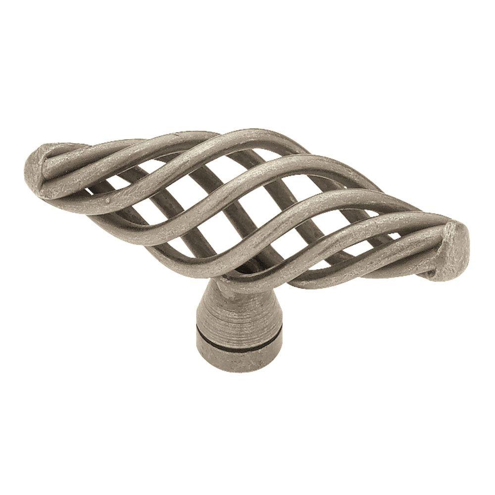 Liberty Birdcage 2 1 2 In 64mm Antique Pewter Cabinet Knob P0528a