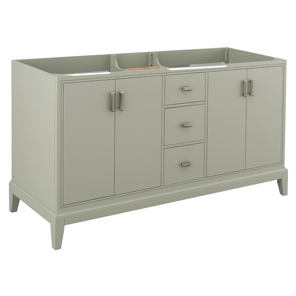 Green 60 Inch Vanities Double Sink Bathroom Bath Shaelyn 60 In W X 21 75 D Vanity Cabinet Only Sage Green