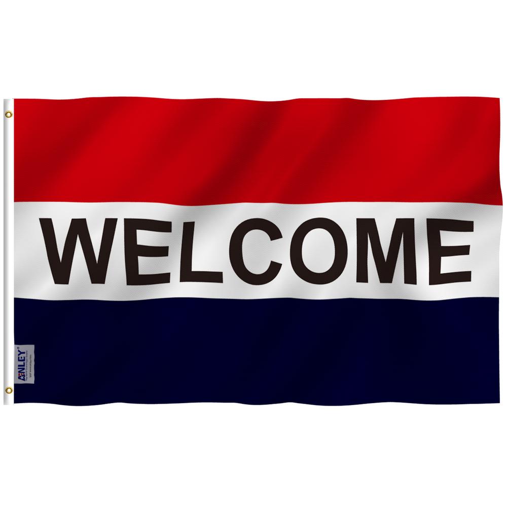 Anley Fly Breeze 3 Ft X 5 Ft Polyester Ceremonial Welcome Flag 2