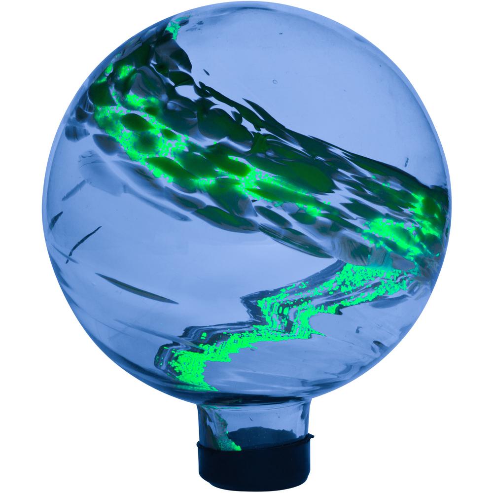 Trademark Innovations 8 in. Glass Glow in Dark Gazing GlobeBALLGZNG