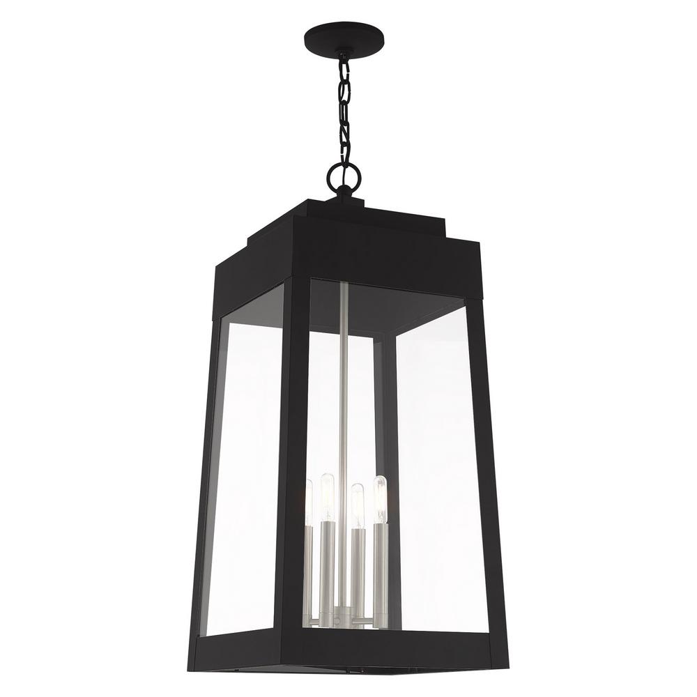 Livex Lighting Oslo 4 Light Black Outdoor Pendant Lantern 20863 04 The Home Depot - Pendant Chandelier Lantern Livex Lighting Oslo 4 Light Black Outdoor Pendant Lantern 20863 04 The Home Depot - Pendant Chandelier Lantern