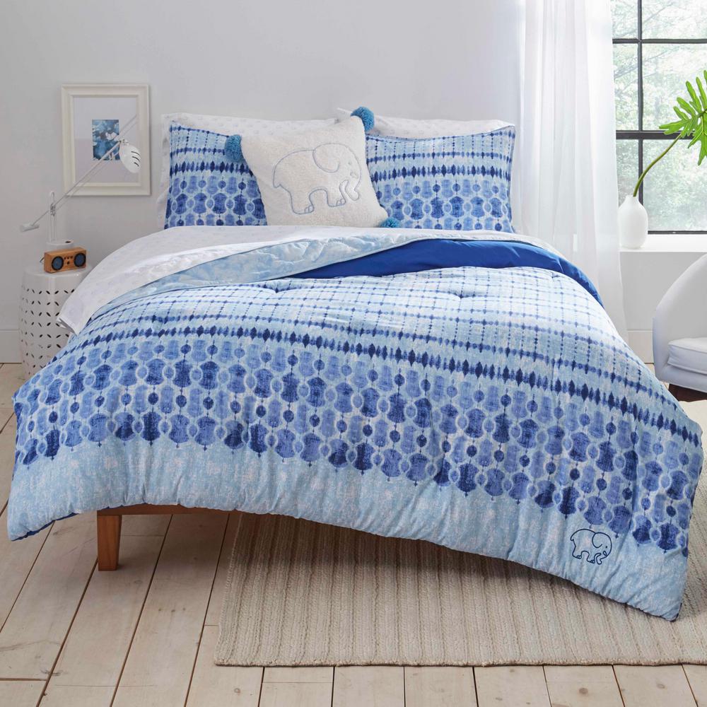 navy blue twin xl comforter
