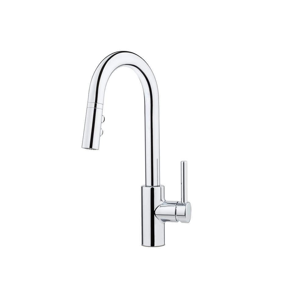 Pfister Stellen Single Handle Bar Faucet With Pull Down Sprayer In