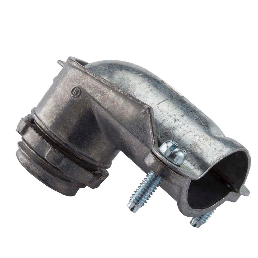Halex 11/4 in. Flexible Metal Conduit (FMC) 90° Connector11012 The