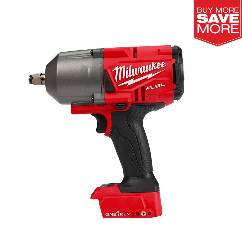 Milwaukee M18 FUEL ONEKEY 18Volt LithiumIon Brushless Cordless 1/2 in. Impact Wrench with