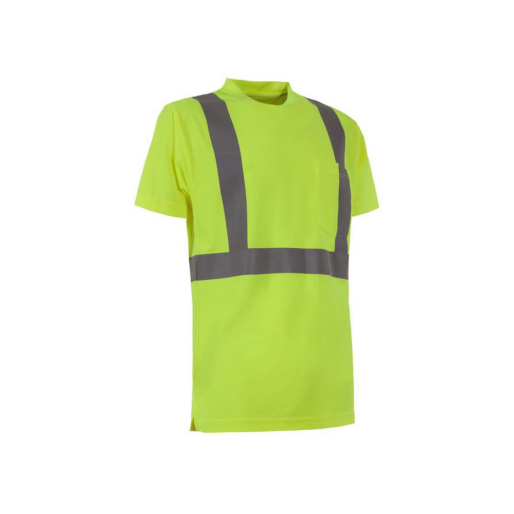 Berne Men S Medium Regular Yellow 100 Polyester Hi Vis Type R