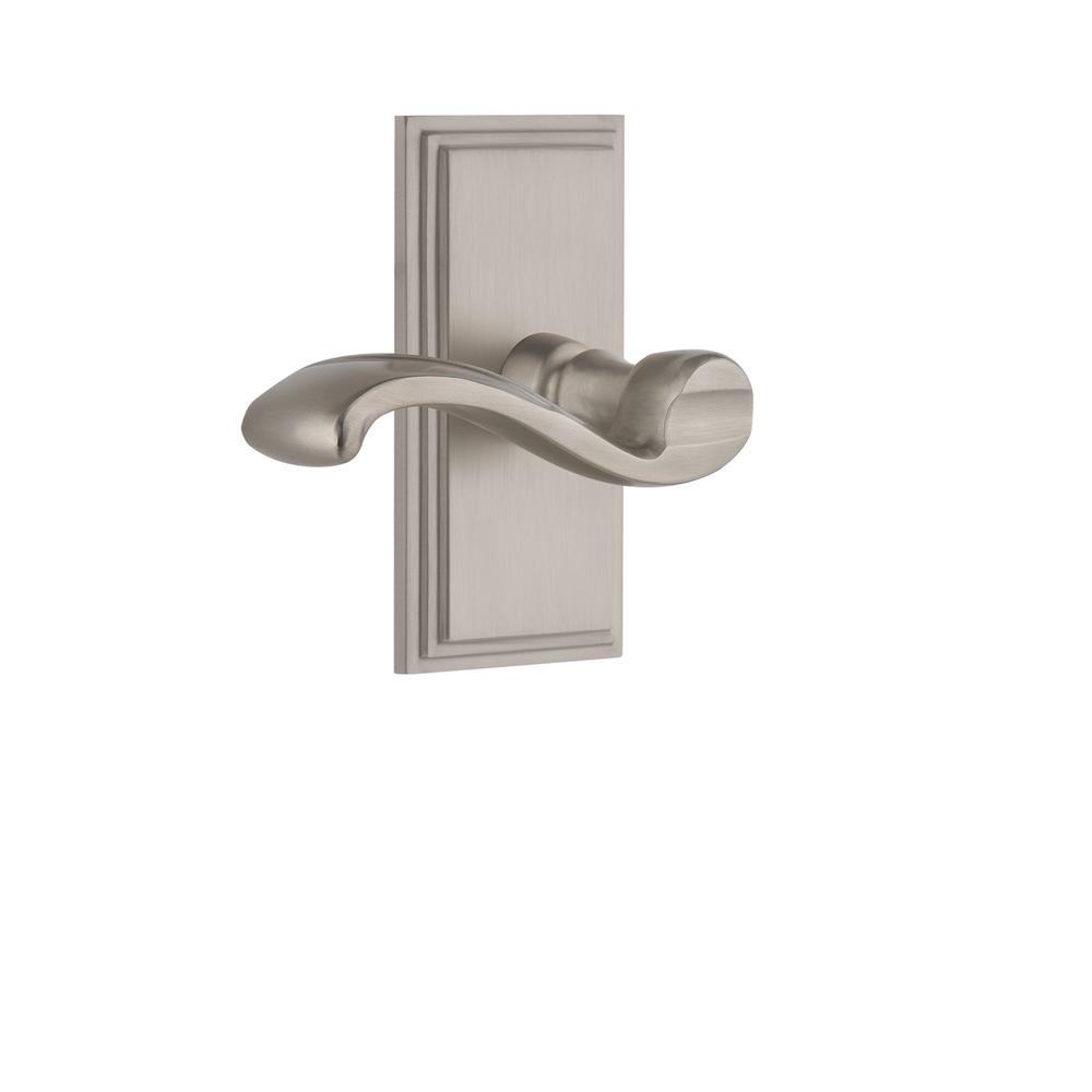 Grandeur Carre Plate Double Dummy With Portofino Door Lever In