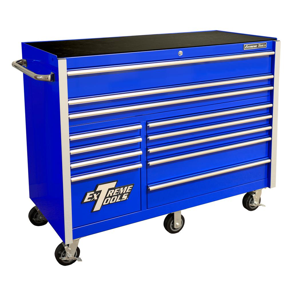 Extreme Tools THD Series 55 in. 12-Drawer Roller Cabinet Tool Chest in