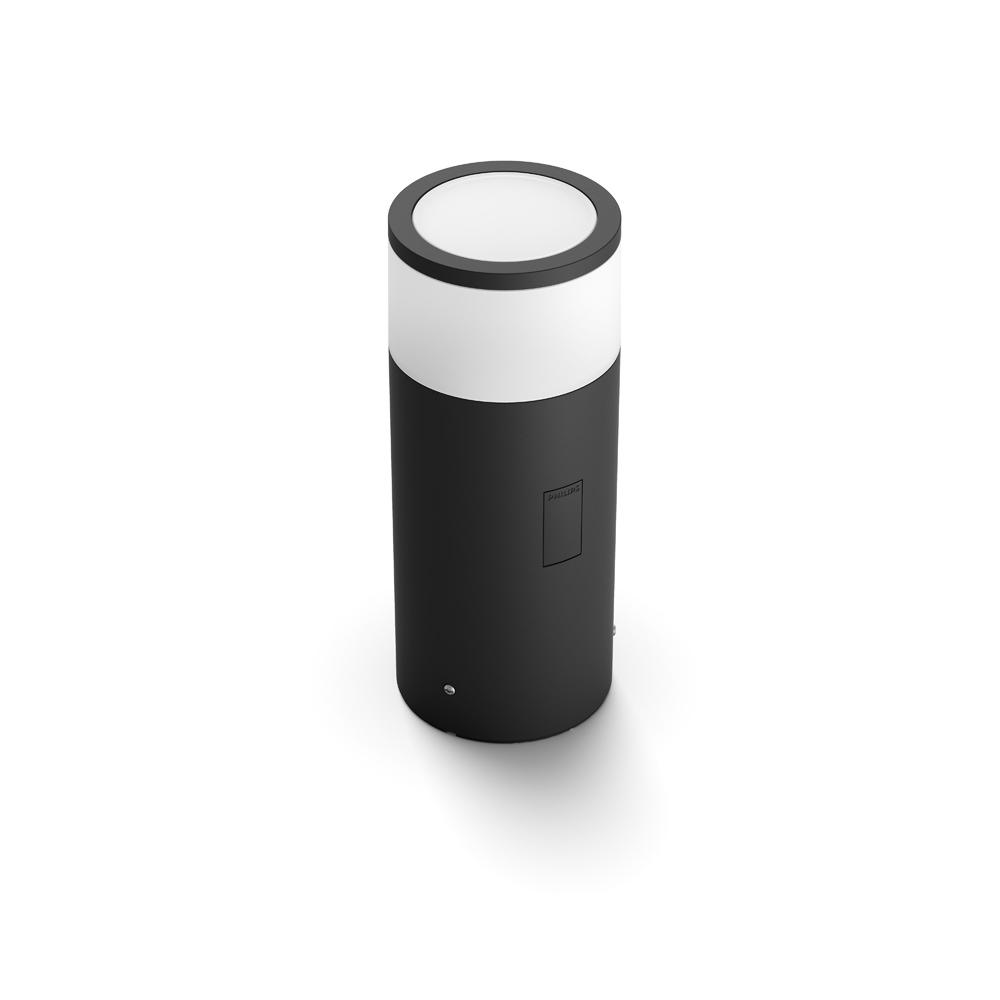 White And Color Ambiance Outdoor Led Calla Black Landscape Smart Bollard Path Light Extension