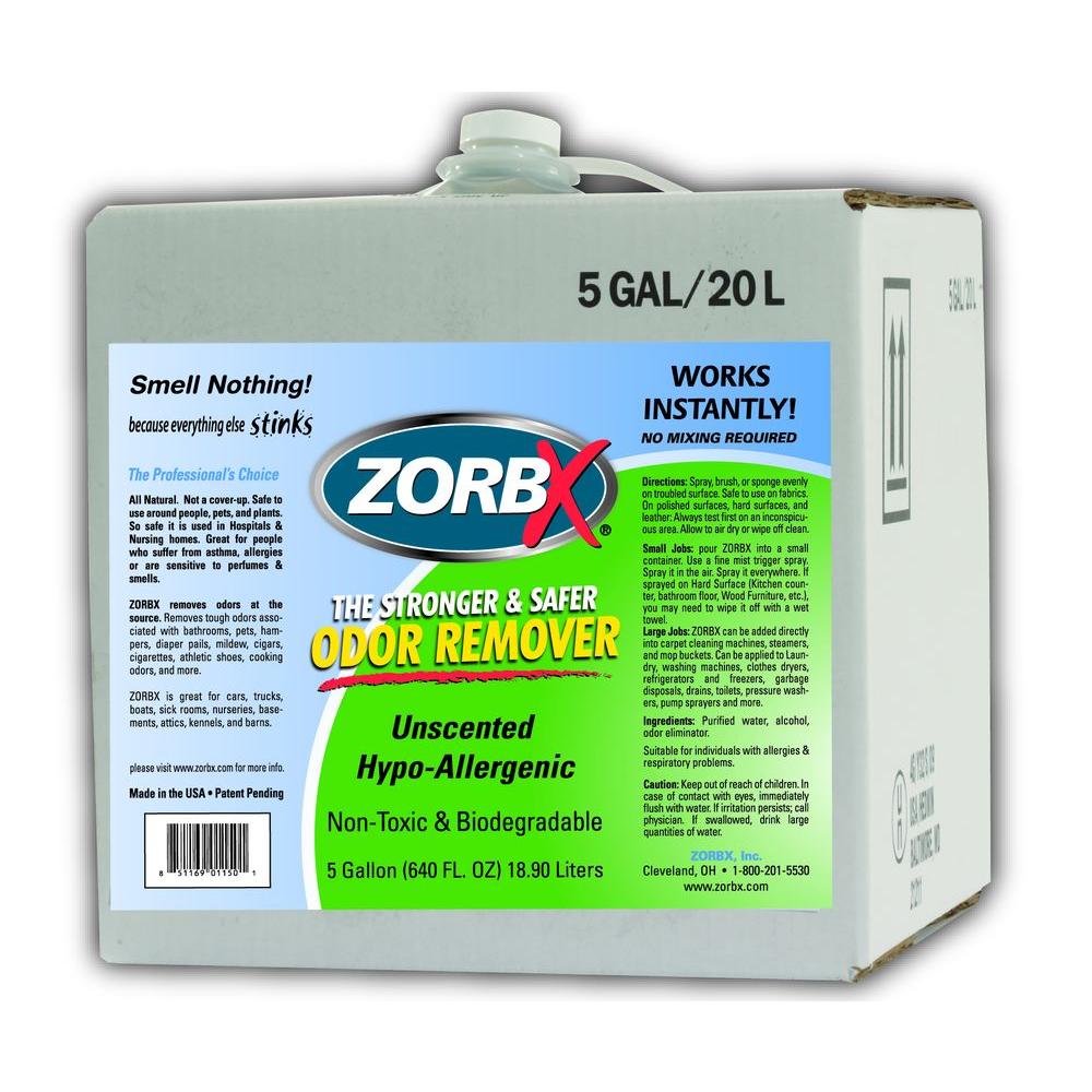 Zorbx 5 Gal. Unscented Odor Remover1150 The Home Depot