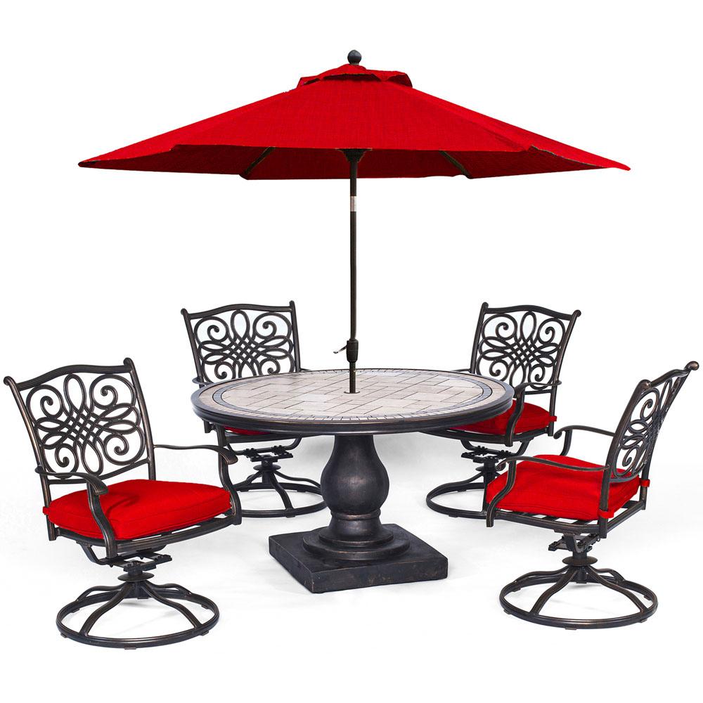 Hanover Monaco 5 Piece Aluminum Outdoor Dining Set With 2 Dining Chairs 2 Cushioned Benches And Tan Cushions Mondn5pcbn Tan The Home Depot