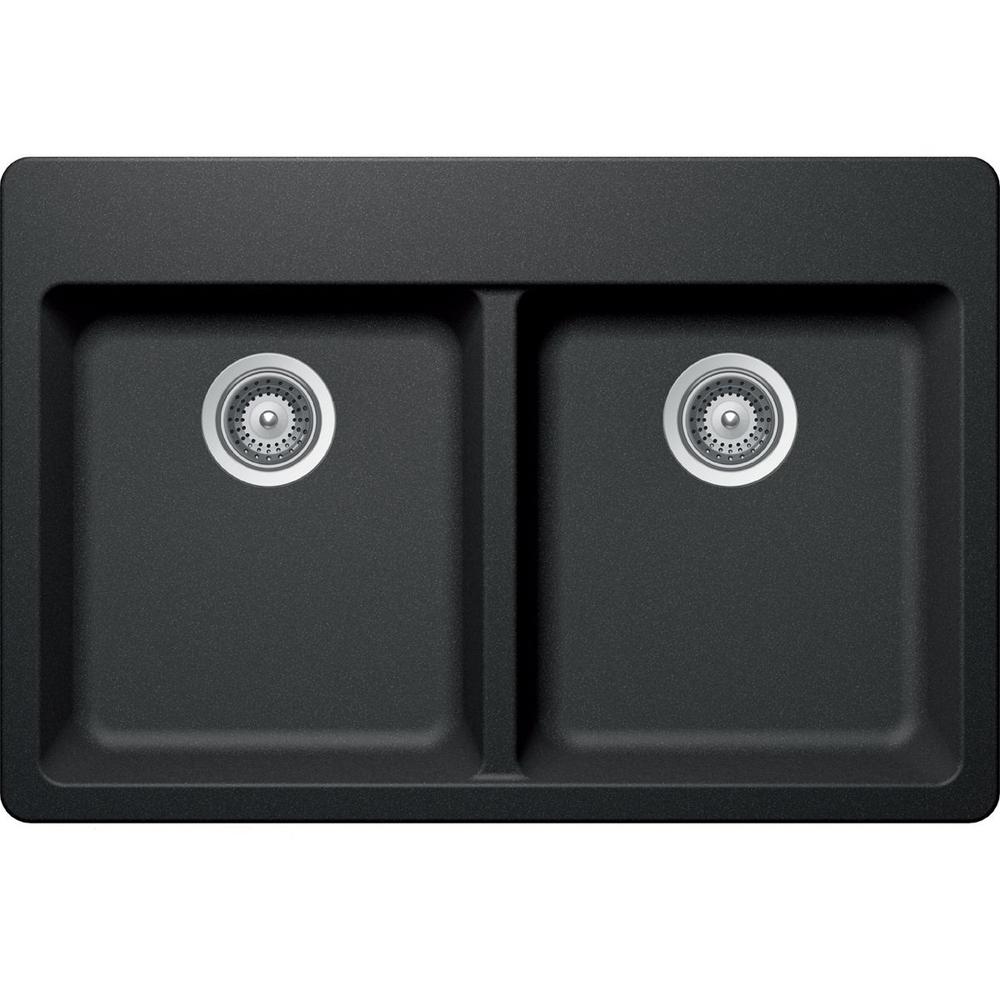 Elkay Elkay by Schock DropIn/Undermount Quartz Composite 33 in. Double