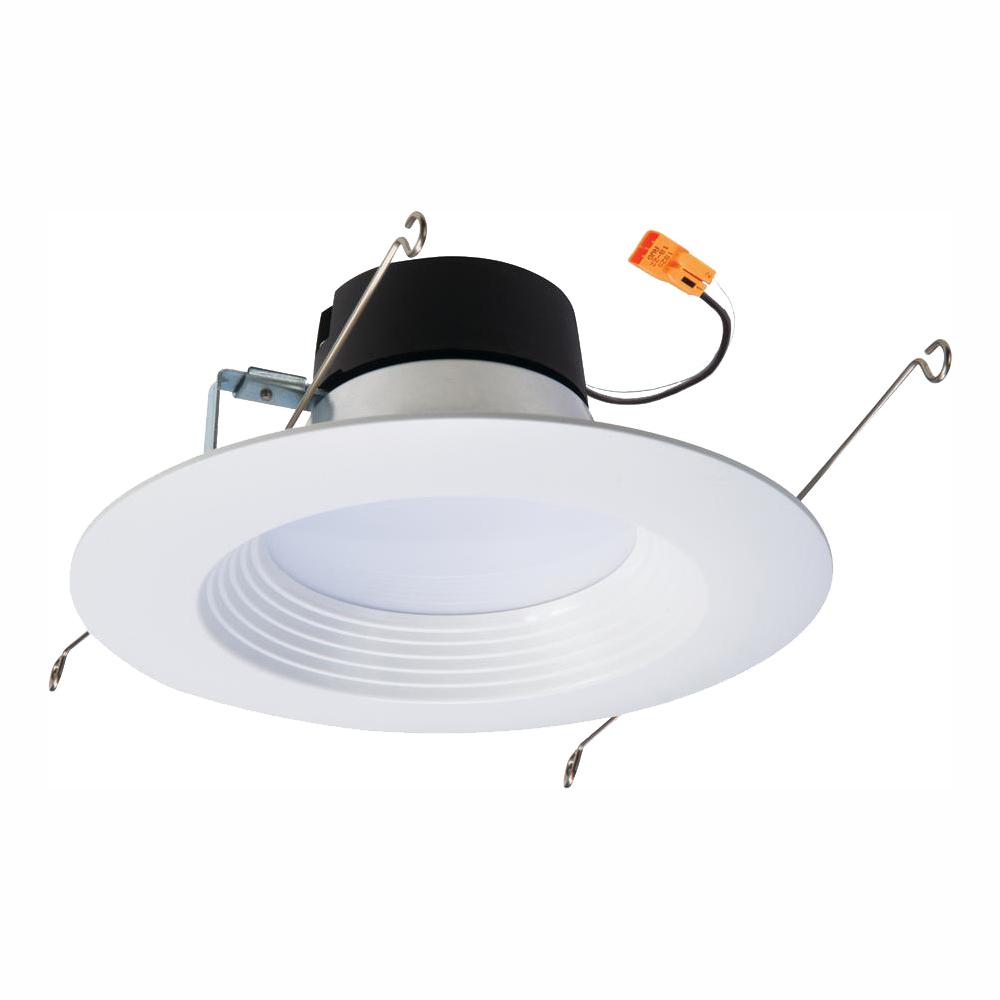 Lt 5 In And 6 White Integrated Led Recessed Ceiling Light Retrofit Trim At 5000k Daylight Lt 5 In And 6 White Integrated Led Recessed Ceiling Light Retrofit Trim At 5000k Daylight