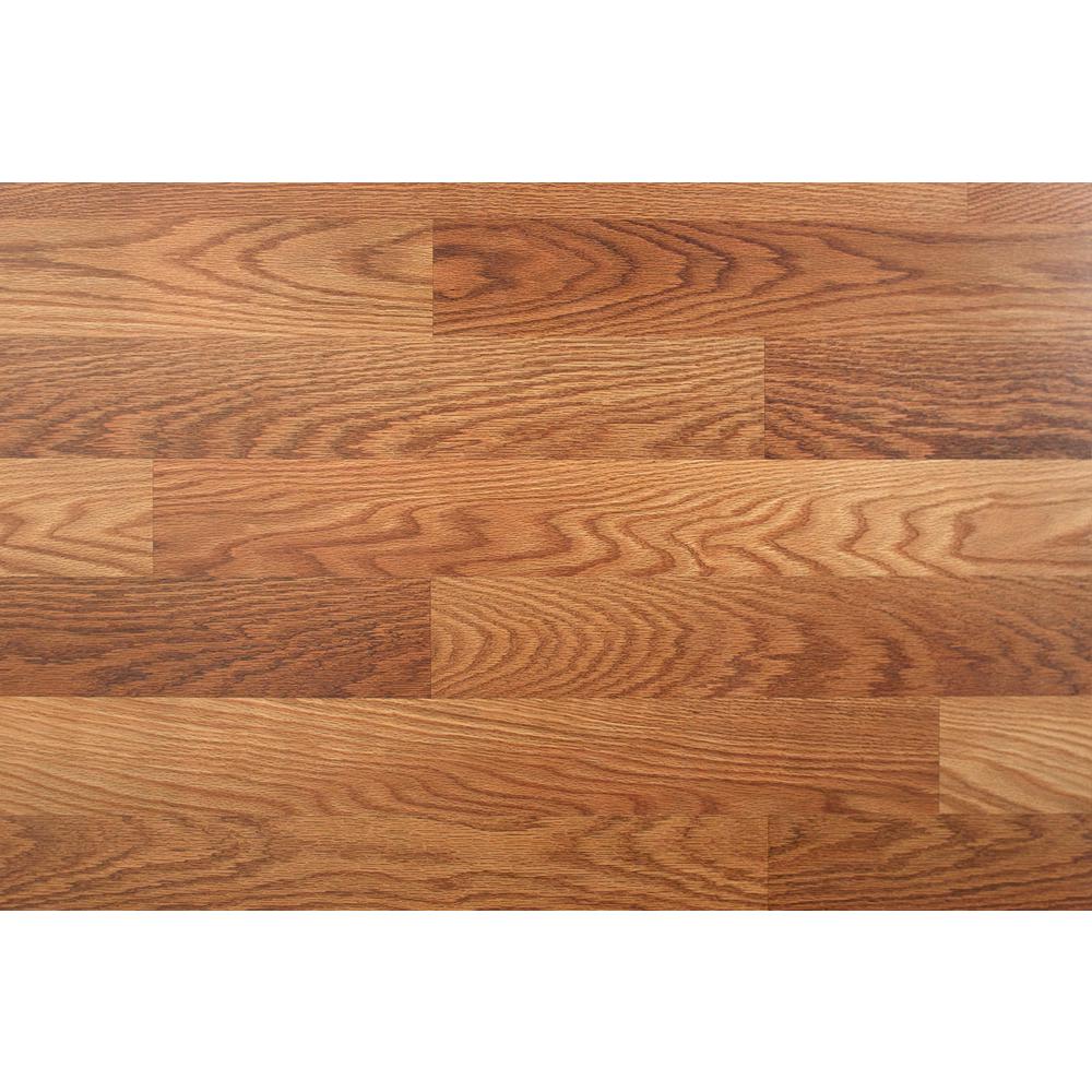 Trafficmaster Lansbury Oak 7 Mm Thick X 8 03 In Wide X 47 64 In Length Laminate Flooring 23 91 Sq Ft Case 360731 00308