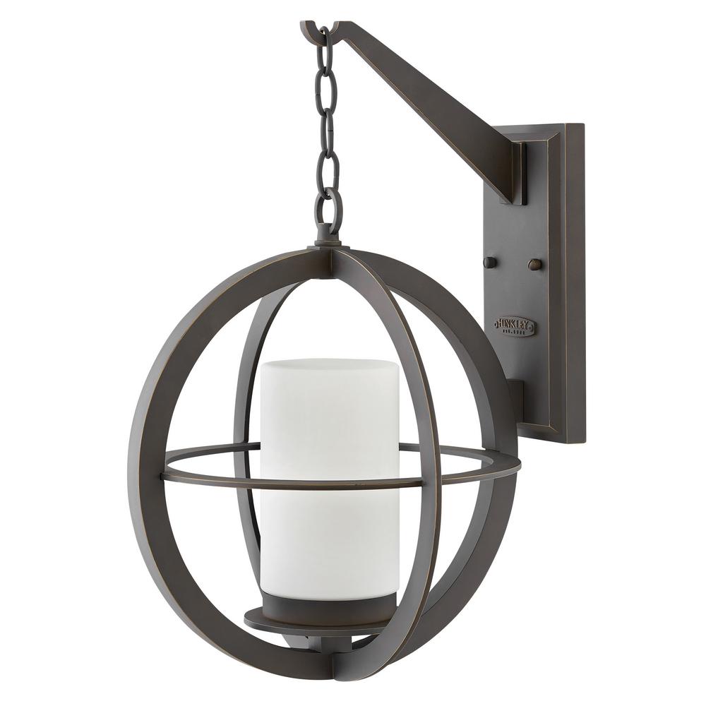 Hinkley Lighting Compass Large 1 Light Oil Rubbed Bronze Outdoor Wall Lantern