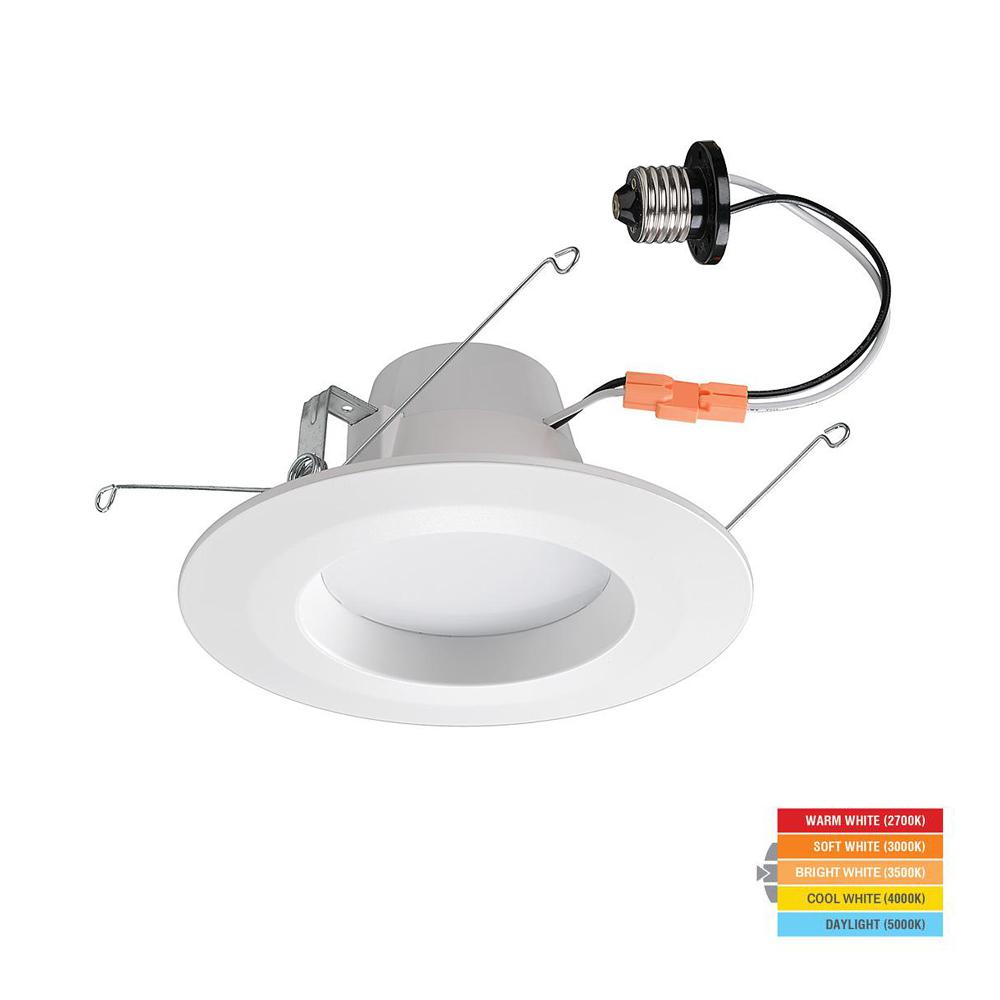 Commercial Electric 5 In And 6 Rgbw Color Temperature Rgbw Color Temperature Selectable Integrated Led Bluetooth