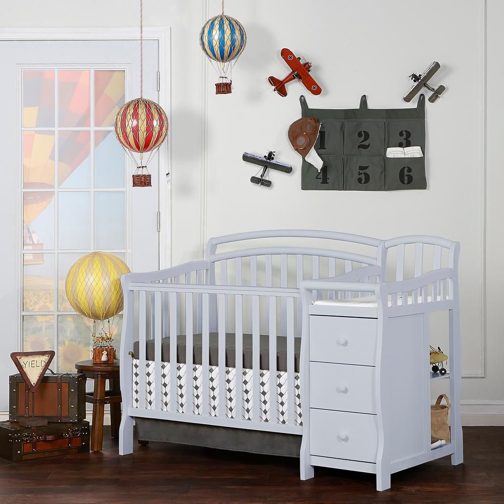 mini crib top changing table