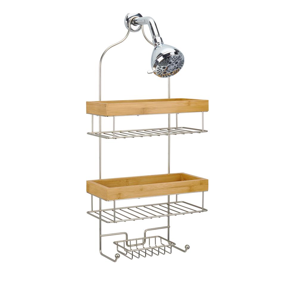 Laura Ashley Bamboo Shower Caddy Laura Ashley Bamboo Shower Caddy
