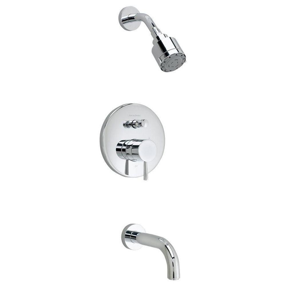 American Standard Serin 1 Handle Tub And Shower Faucet Trim Kit In American Standard Serin 1 Handle Tub And Shower Faucet Trim Kit In Polished Chrome