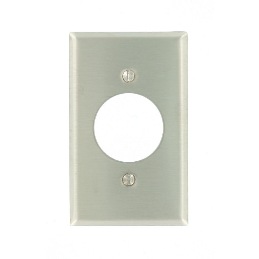 Leviton Stainless Steel 1 Gang Single Wall Plate Pack 84020 40 The Home Depot - Stainless Steel Wall Plates Home Depot Leviton Stainless Steel 1 Gang Single Wall Plate Pack 84020 40 The Home Depot - Stainless Steel Wall Plates Home Depot