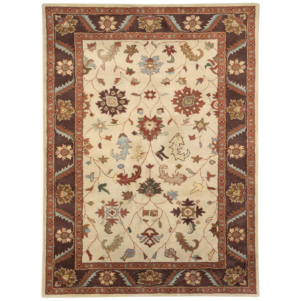 Dynamic Rugs Charisma Ivory Brown 7 Ft X 10 Indoor Area Rug Charisma Ivory Brown 7 Ft X 10 Indoor Area Rug