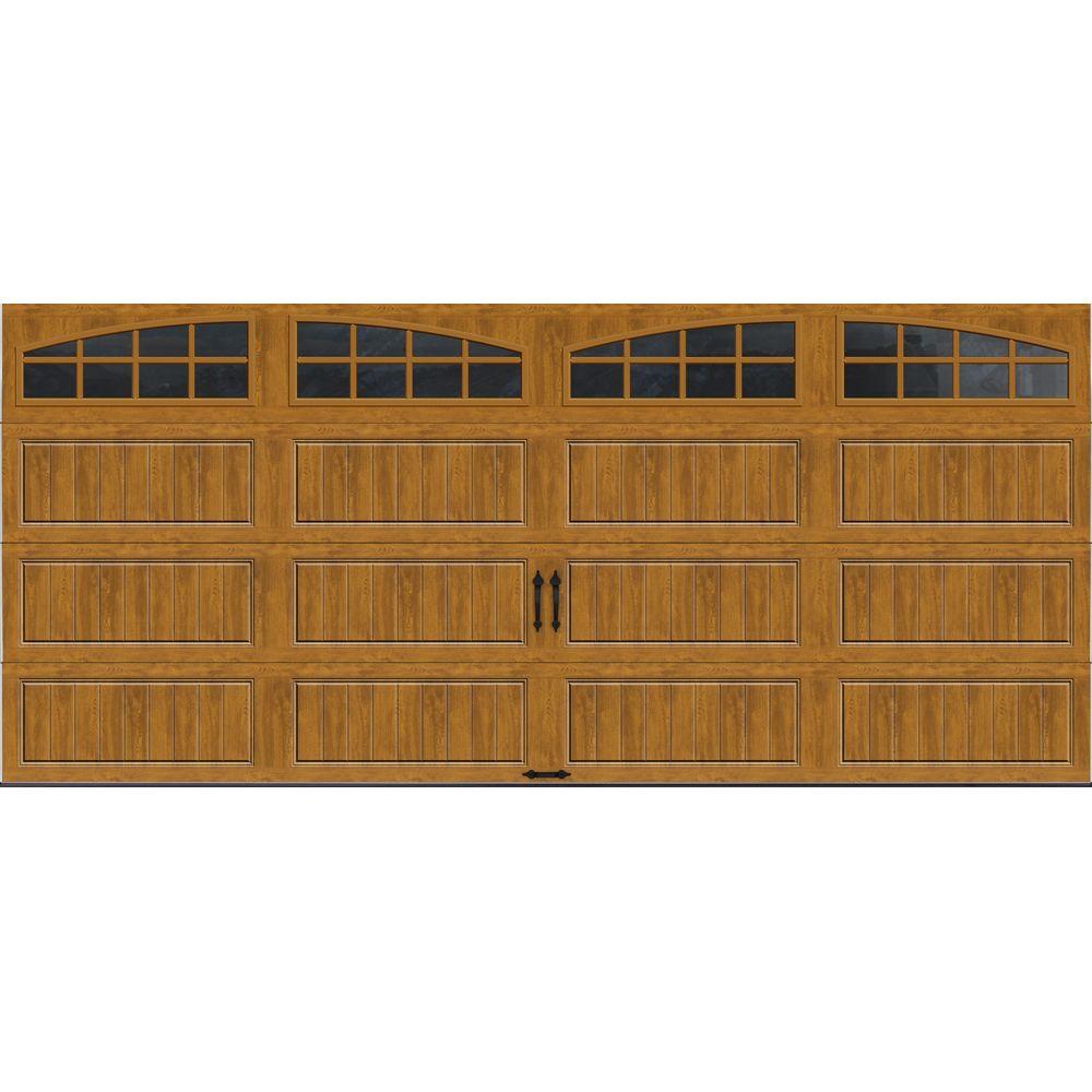 16 Ft X7 Ft Brown Garage Doors Residential Garage Doors