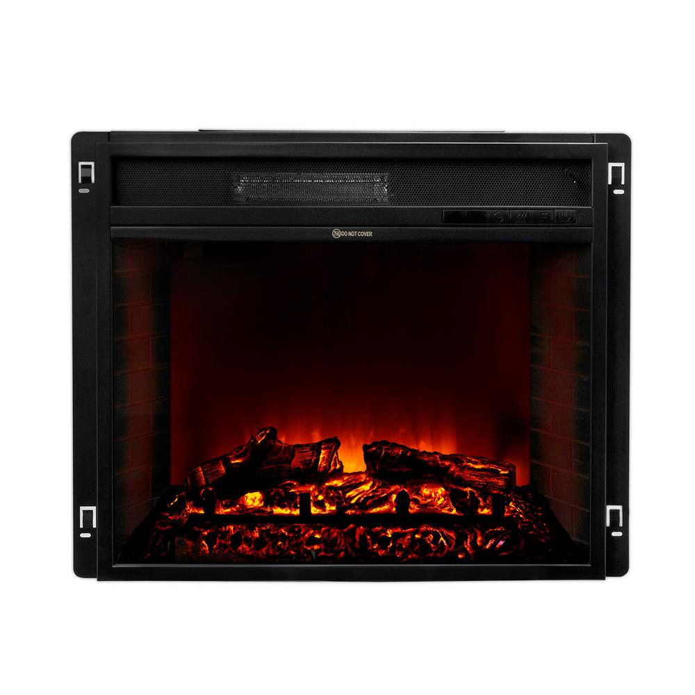 Barton 26 In 1500 Watt Black Electric Firebox Fireplace Heater Insert Glass Panel With Remote Control 95136 H The Home Depot - Replacement Fireplace Insert Glass Barton 26 In 1500 Watt Black Electric Firebox Fireplace Heater Insert Glass Panel With Remote Control 95136 H The Home Depot - Replacement Fireplace Insert Glass