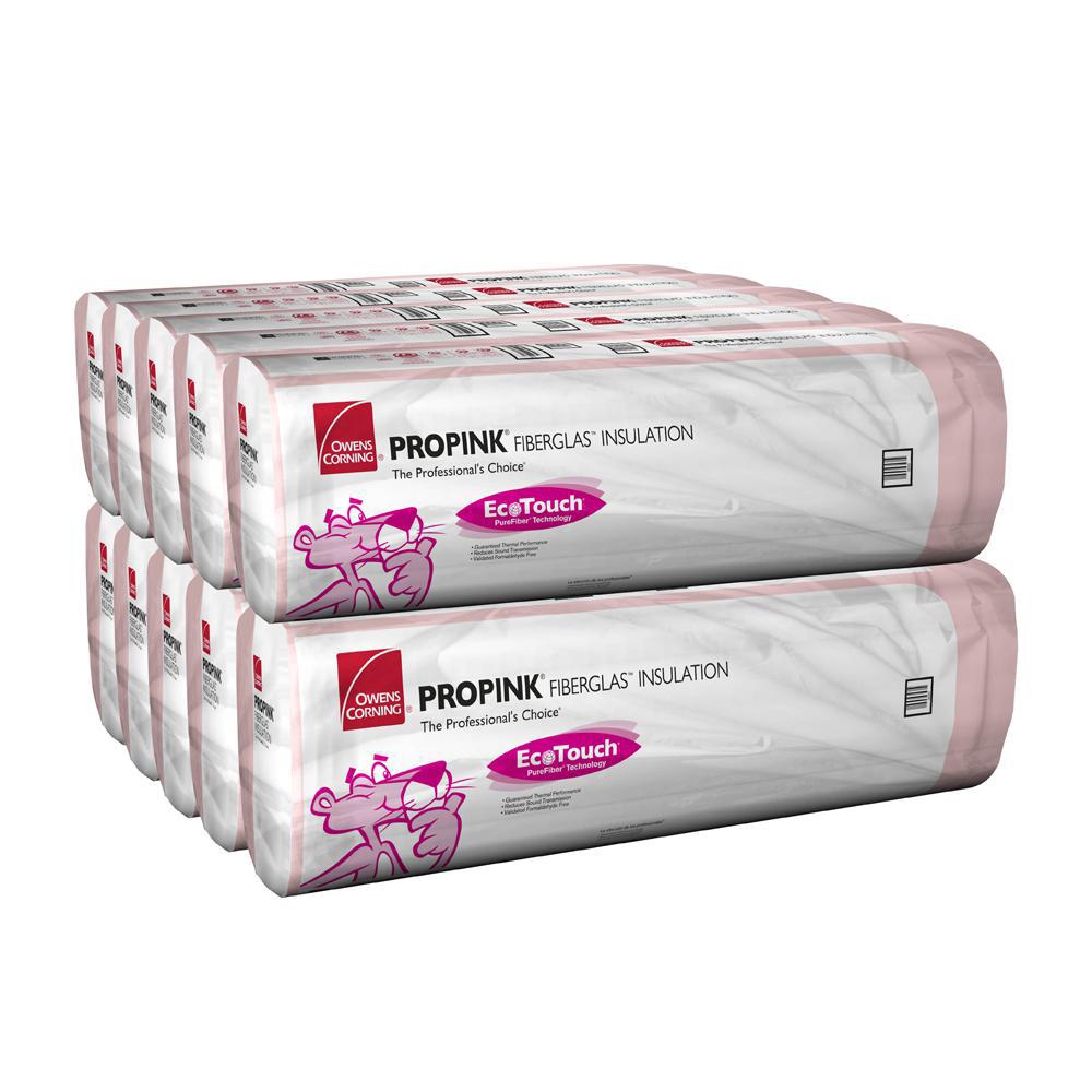 Owens Corning R-13 Kraft Faced Fiberglass Insulation Batt 16 in. x 96 in. (10-Bags)