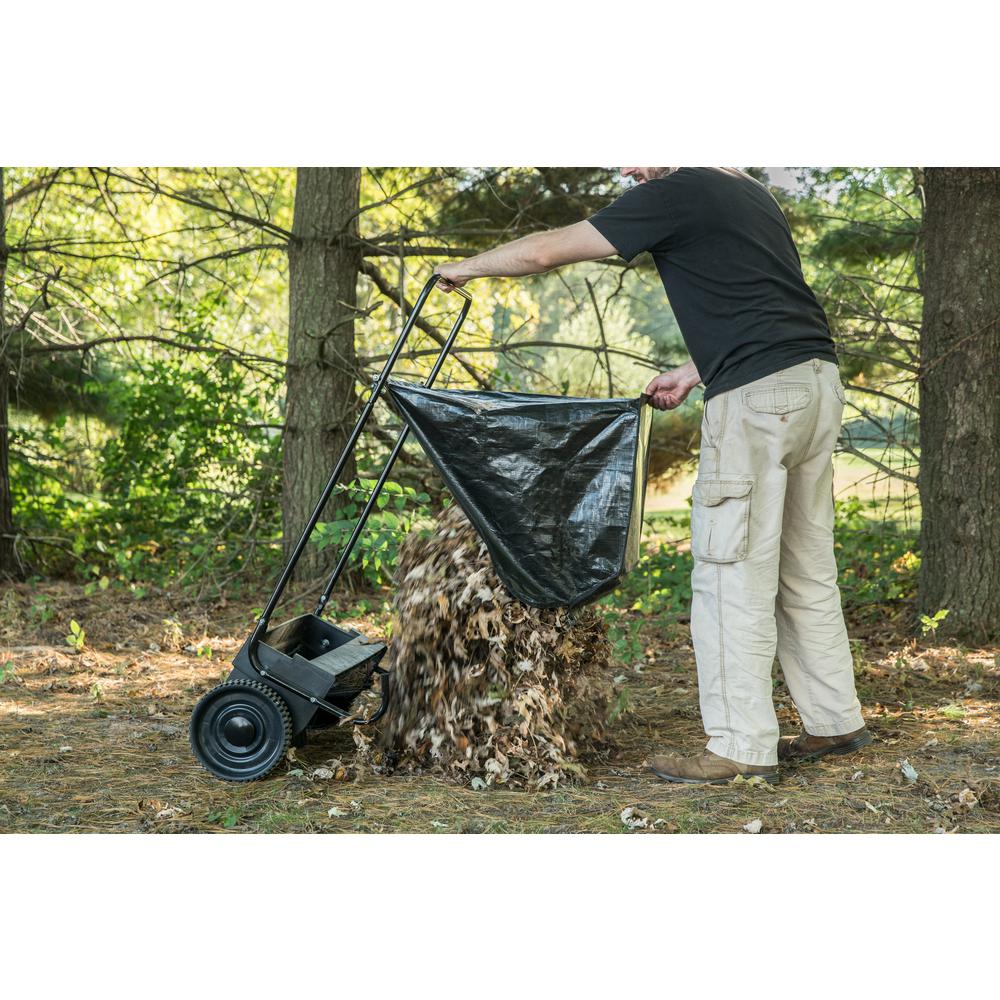 AgriFab Push Lawn Sweeper 26 in. Foldable Rust Resistant Durable