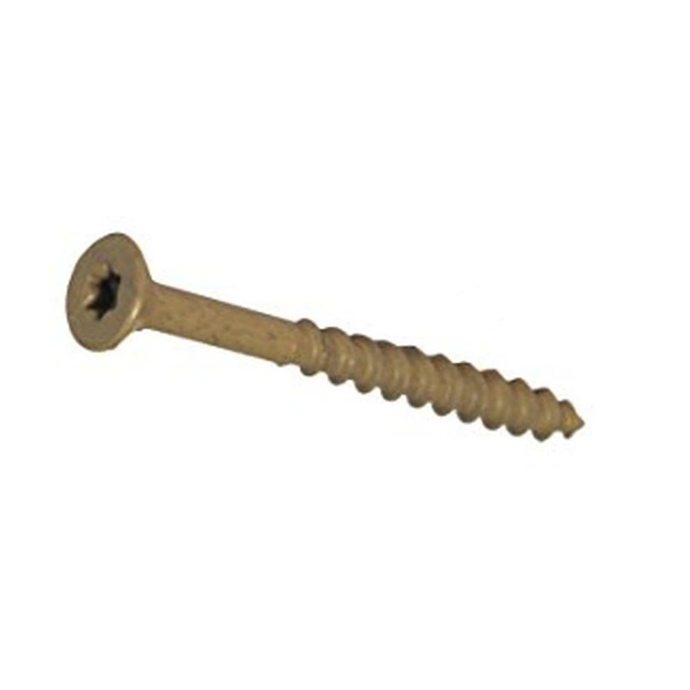 1 lb - 82 T25 10 x 2 1//2 Simpson Flat-Head Deck-Drive DWP Wood Screws 305 Stainless Steel - Box