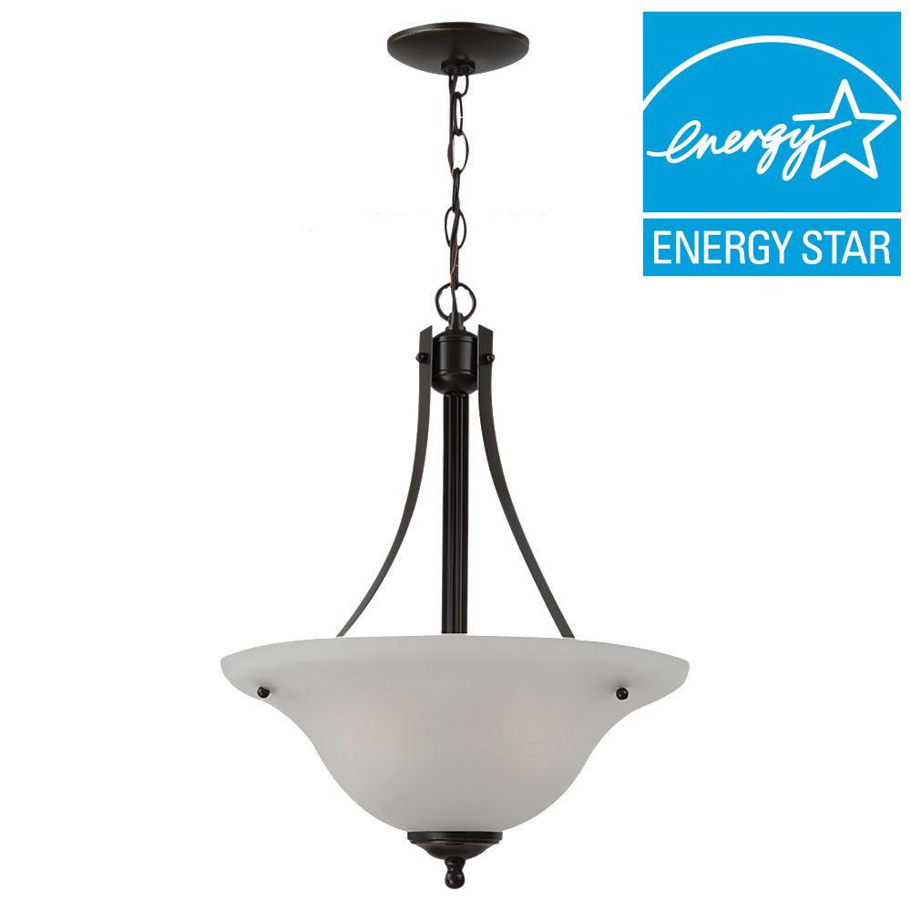 Center Bowl Bronze Energy Star Pendant Lights Lighting The Windgate 2 Light Heirloom Bronze Pendant