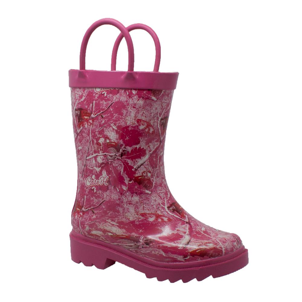 Case IH Girls Rubber Rain Boots - Camo 