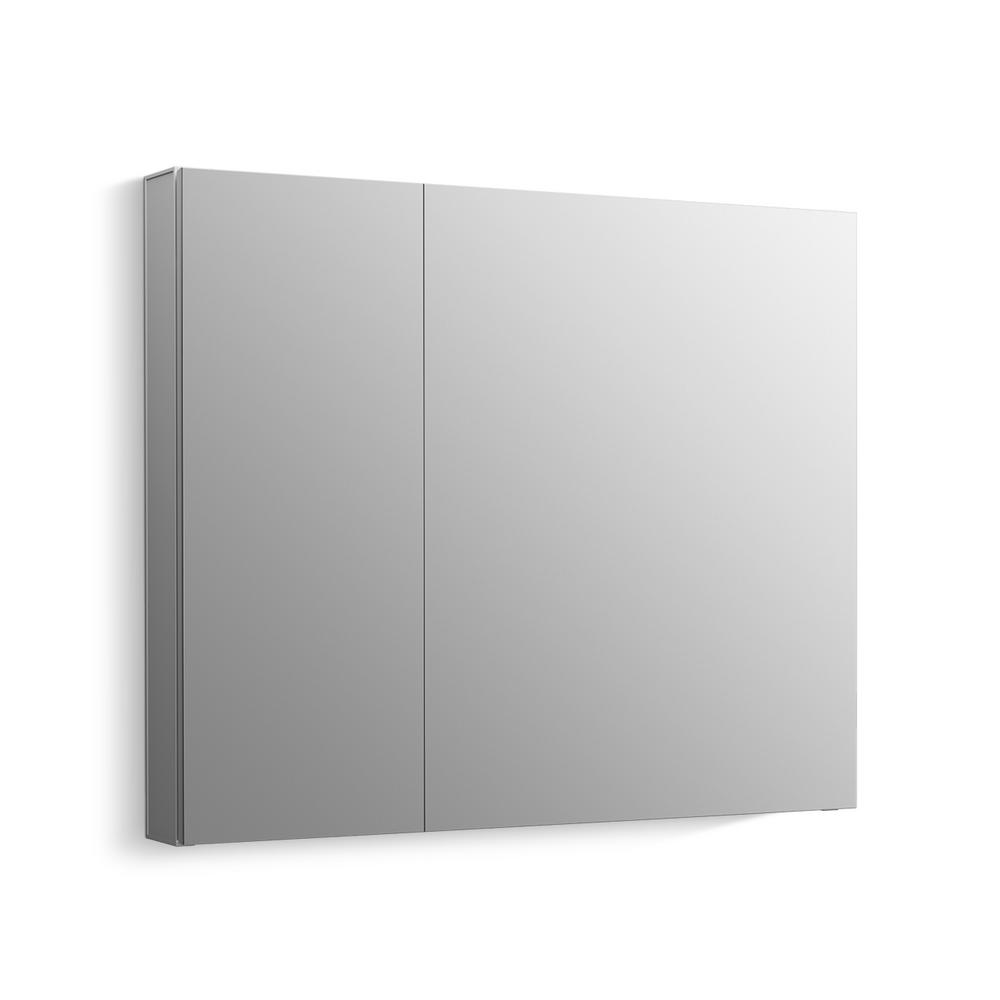 Kohler Maxstow 30 In X 24 In Frameless Surface Mount Aluminum Medicine Cabinet K 81154 La1 The Home Depot