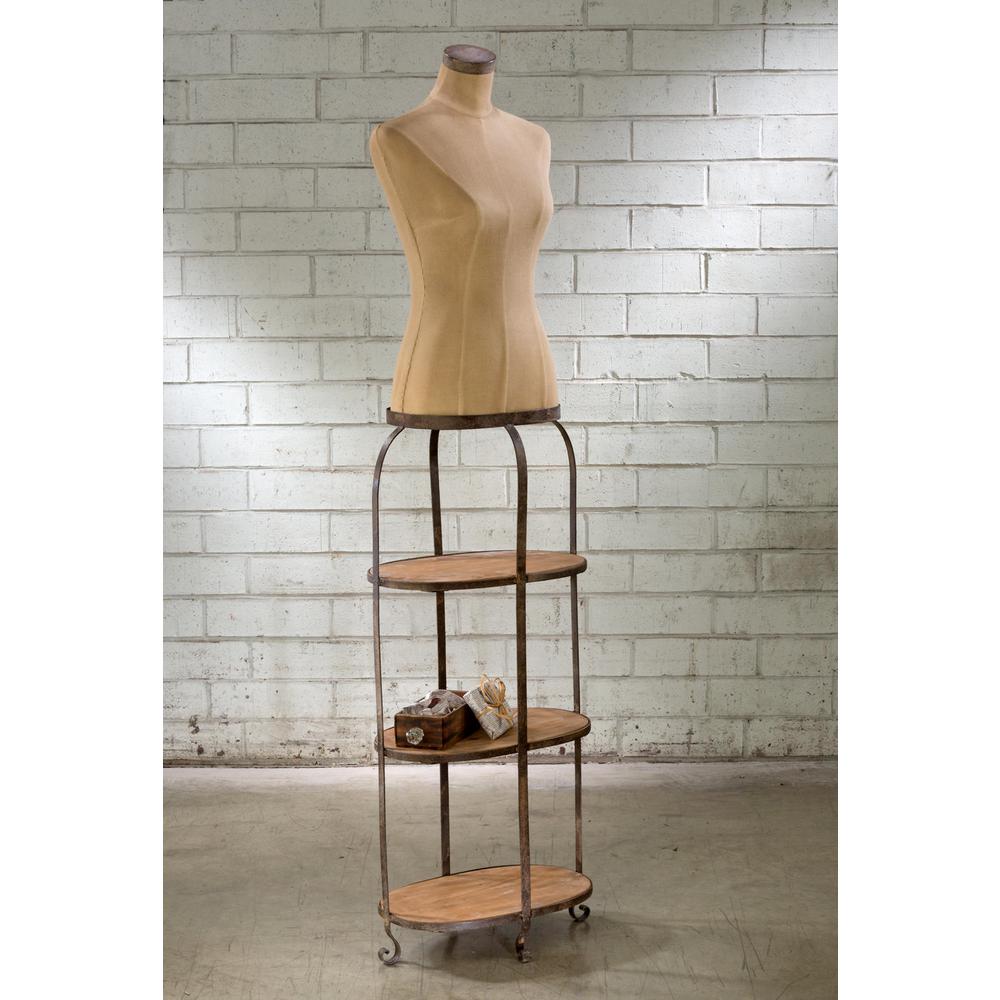 Tripar International, Inc Antique Fiberglass Mannequin with 3 Shelves